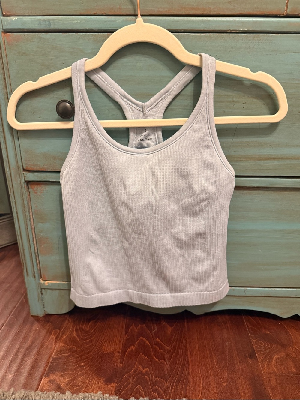 Ribbed workout tank